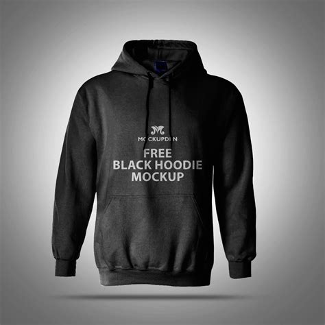 Free Black Hoodie Mockup PSD Template - Mockup Den