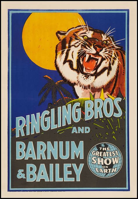 Ringling Bros & Barnum & Bailey Circus Poster #typehunter Ringling ...