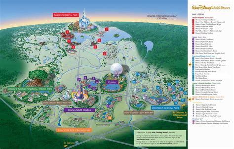 Disney World Map Resorts - Show Me The United States Of America Map