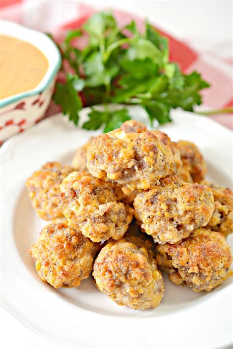 Keto Cream Cheese Sausage Balls Recipe - Low Carb Snack or Appetizer