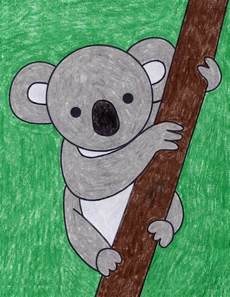 How to Draw an Easy Koala · Art Projects for Kids