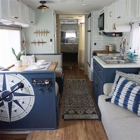 19 Beautiful Creative RV Camper Interior Renovations Ideas | Camper ...