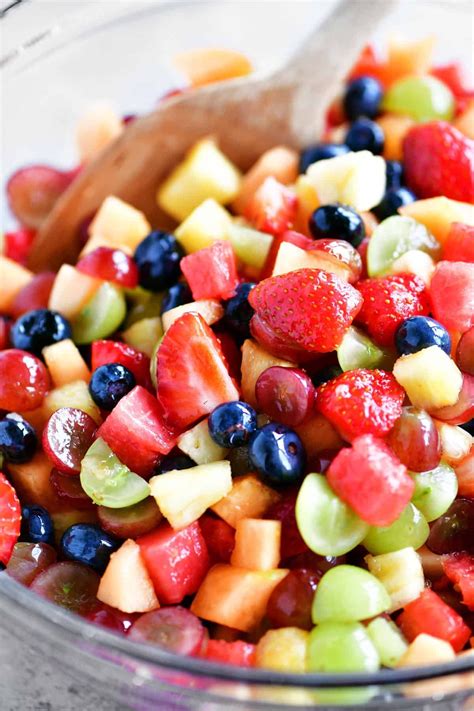 This Fruit Salad Recipe is full of colorful fruit and has a delicious ...