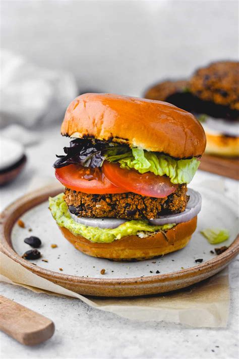 Super Firm Super Firm Easy Vegan Black Bean Burgers (No Chopping!)