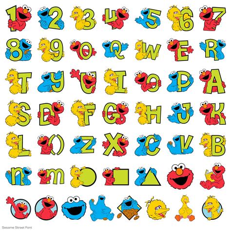 Printable Sesame Street Letters - Printable Word Searches