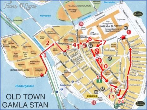 Stockholm Map Tourist Attractions - ToursMaps.com