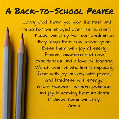 A Prayer for Back to School - Pastor Daniel Flucke