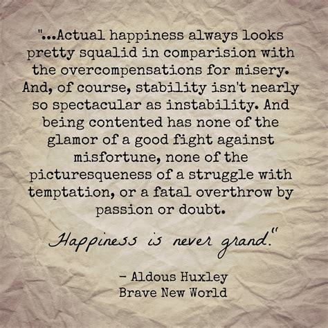 Brave New World Happiness Quotes. QuotesGram