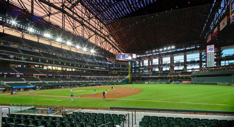 Globe Life Field - Home of the Texas Rangers - Layered Wooden Ballpark ...