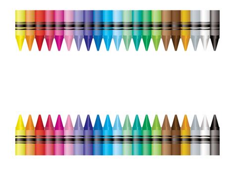 Download High Quality crayons clipart border Transparent PNG Images ...