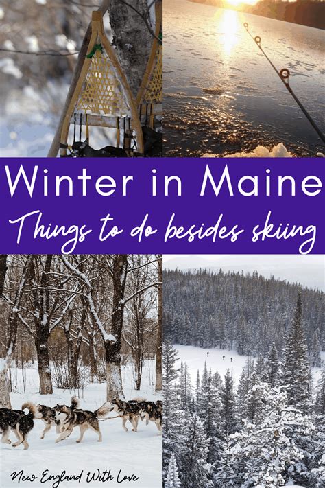 13 Fantastic Things to Do in Maine in Winter ️ 2024 | New England With Love