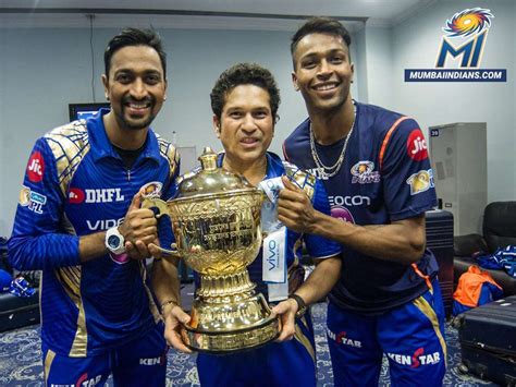 The new IPL champions celebrate - Mumbai Indians