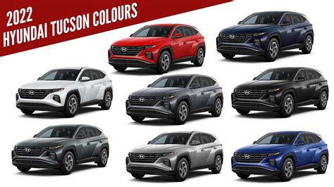 2022 Hyundai Tucson SE - All Colour Options - Images | AUTOBICS - YouTube