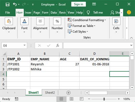 Apply data validation in Excel - javatpoint