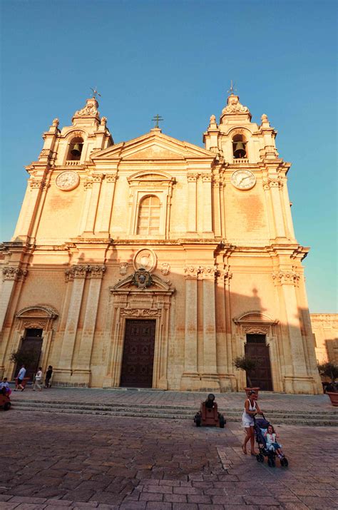 Mdina ancient walled city of Malta and the Knights visit