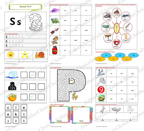 Jolly Phonics Group 1 And 2 Interactive Worksheet Jolly Phonics Group ...