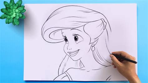 How To Draw Ariel The Little Mermaid