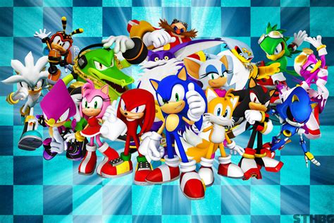 🔥 Download Sonic The Hedgehog And Friends Wallpaper By ...