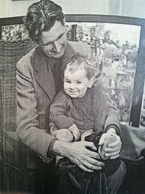 Author George Orwell getting his two-year-old adopted son, Richard ...