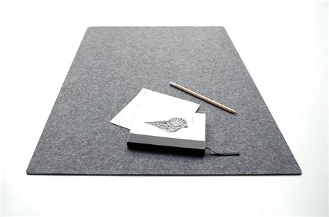 Gray Desk Pad/ Felt Mat / Laptop Mat / Desk Mat / Different Sizes Mat ...