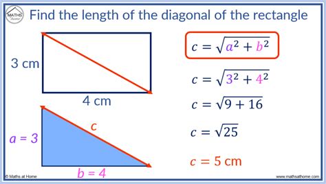 How to Find the Diagonal of a Rectangle – mathsathome.com