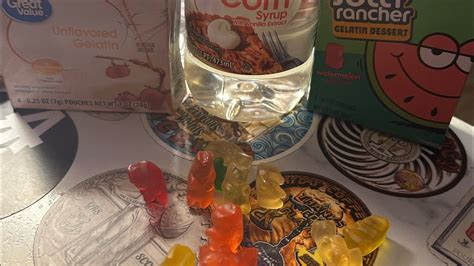 Easiest Gummy Bears ever 3 ingredients #recipe #gummybear #easyrecipe ...