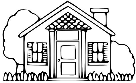 House Clipart Black And White - ClipArt Best