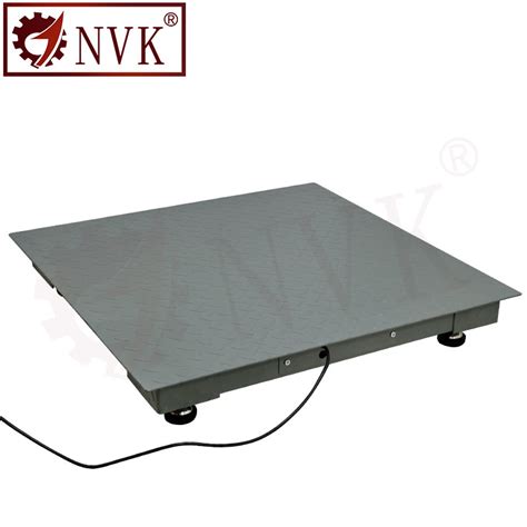 High Strength Steel Digital Floor Scale , Custom Made Floor Weighing Scale