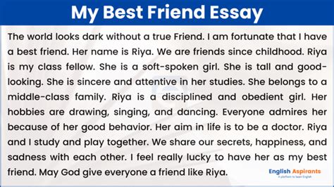 My Best Friend Essay in English | 100, 150, 200, 300, 500 Words