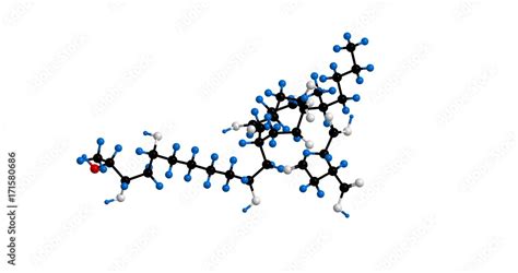 Molecular structure of Fumonisin B1 Stock Illustration | Adobe Stock