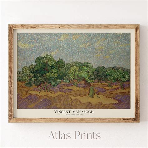 Van Gogh Print Van Gogh the Olive Tree Famous Art Printable Wall Art ...