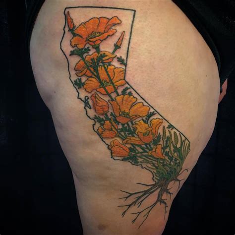 101 Amazing California Poppy Tattoo Ideas You Need To See! - Outsons