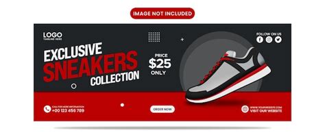 Premium Vector | Exclusive sneakers collection social media banner ...