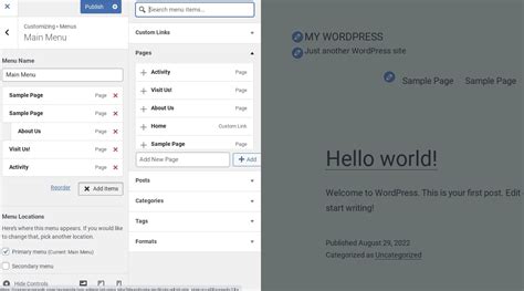 How to Set Up Your WordPress Menus - DreamHost