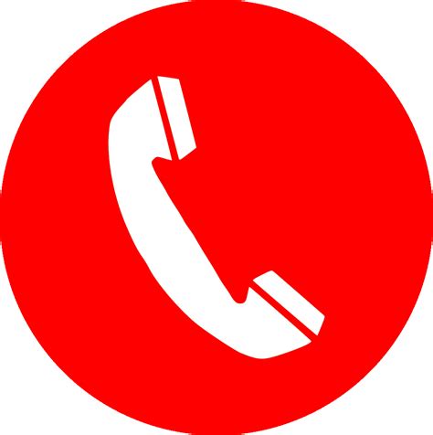 Red Phone Icon Png Free Download - IMAGESEE