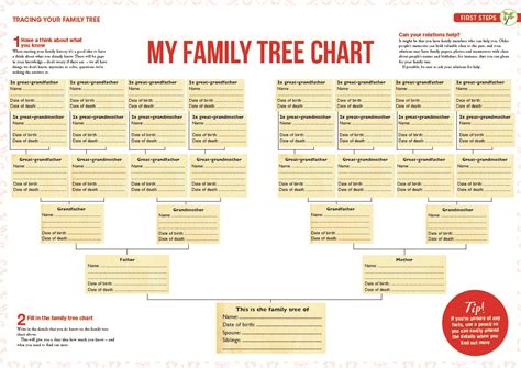 Generation Family Tree Chart