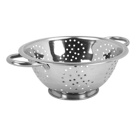 HOME basics Stainless Steel Colander-DC01050 - The Home Depot