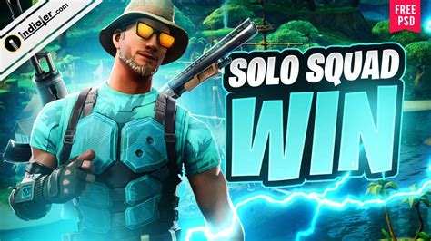 Free Fortnite game Thumbnail Banner Design PSD Template - Indiater