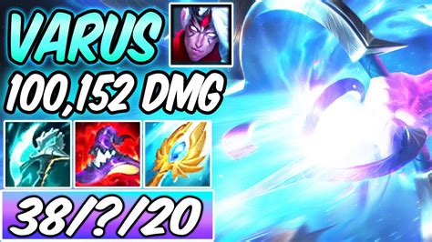 S+ CLEAN INSANE FULL AP VARUS MID GAMEPLAY 968 AP | New Build & Runes ...