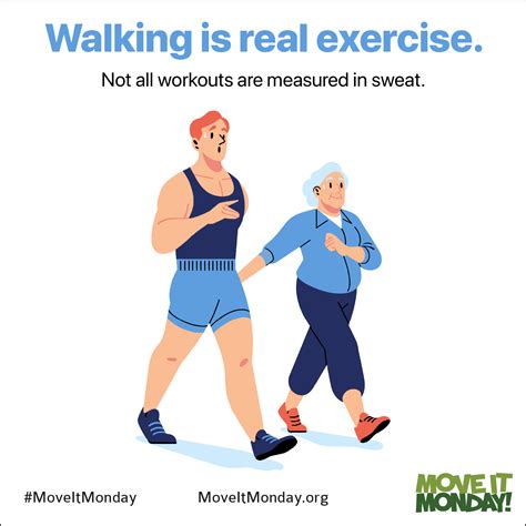 Walking Is Real Exercise - The Monday Campaigns