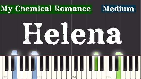 My Chemical Romance - Helena Piano Tutorial | Medium - YouTube