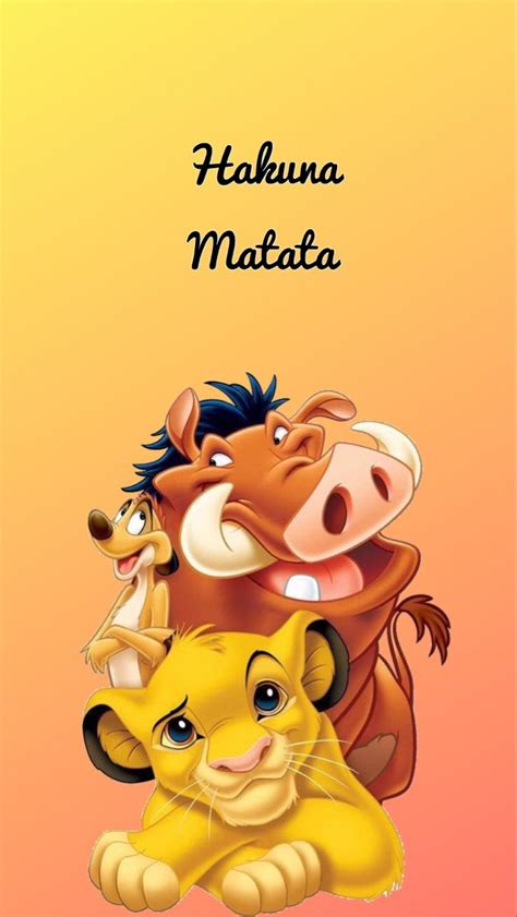 Hakuna Matata Wallpaper | Lion king pictures, Lion king movie, Disney ...