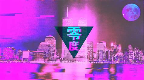 Free Download Hd Wallpaper Multicolored Logo Glitch Art Vaporwave ...