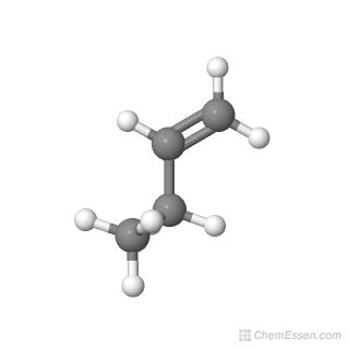 1-BUTENE Structure - C4H8 | Mol-Instincts