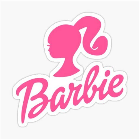 Barbie logo Sticker by sapphirelat in 2021 | Barbie logo, Barbie ...