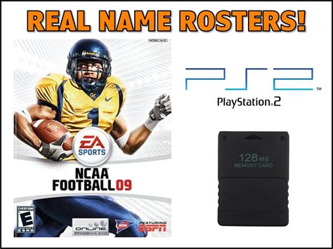 NCAA Football 09 Named Rosters – PS2 – Playbook Gamer