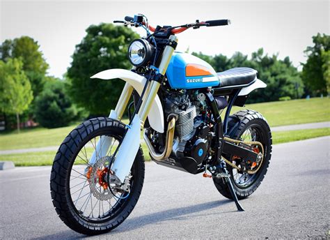 Retro-Scrambler: Suzuki DR650 by Parr Motorcycles – BikeBound