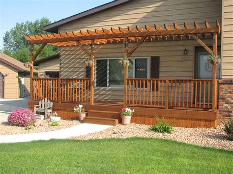 Dreaming is free | Front porch pergola, Deck with pergola, Building a ...