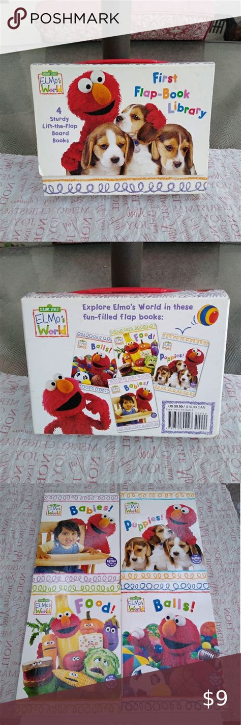 Elmo's world Book Set | Elmo world, Book set, Flap book