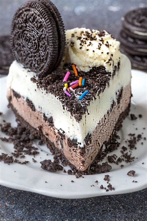 Cookies and Cream Oreo Ice Cream Cake Picture Photo Recipe